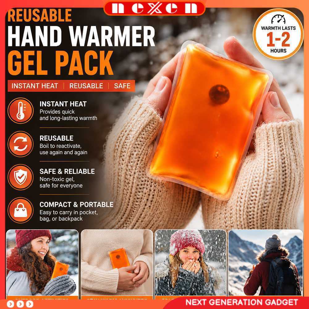 Gel Menghangatkan Tangan Kompres Hand Warmer Reusable - BZ560