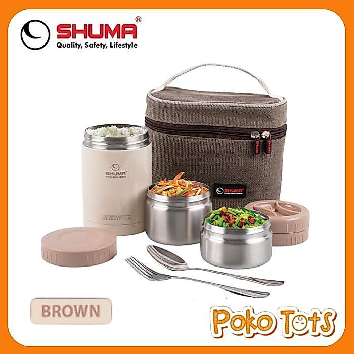 Shuma Vacuum Insulated Lunch Set SH6-LBM1100S Rantang Makan Stainless Shuma