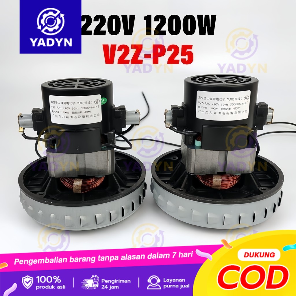 COD Motor Pengganti Vacuum Cleaner BEKEY JN-202 1200W Wet Dry Serbaguna