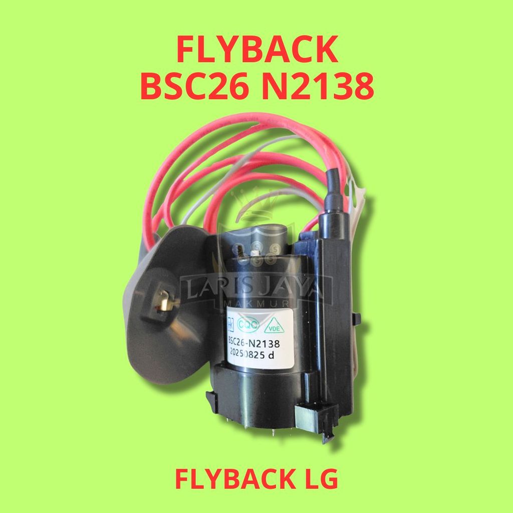Spare Part Flyback Transformer TV Tabung BSC26 N2138 FBT LG Flatron 29 Inch Universal