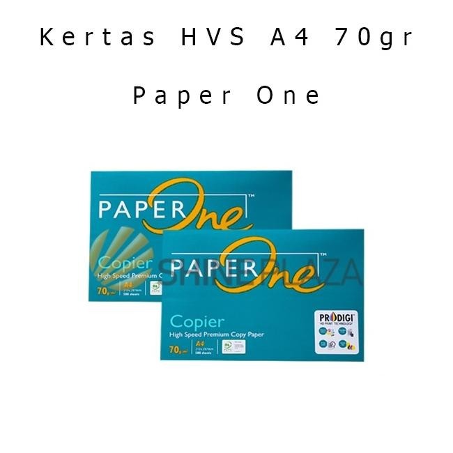 Kertas Hvs A4 70Gr Paper One - Kertas Print Fotocopy Putih A4 70 Gram
