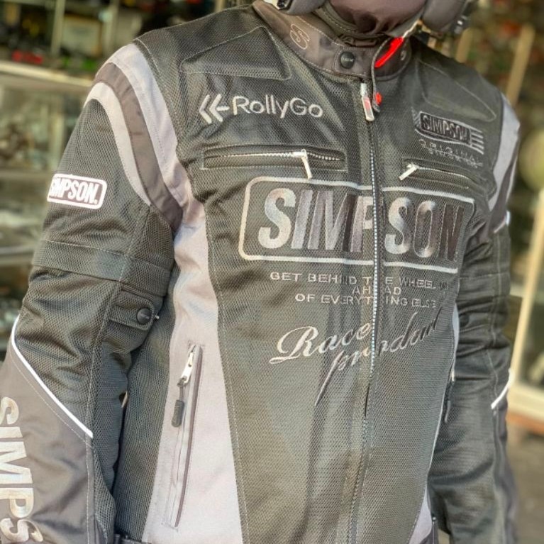 JAKET SIMPSON NSM-2202 BLACK  ORIGINAL