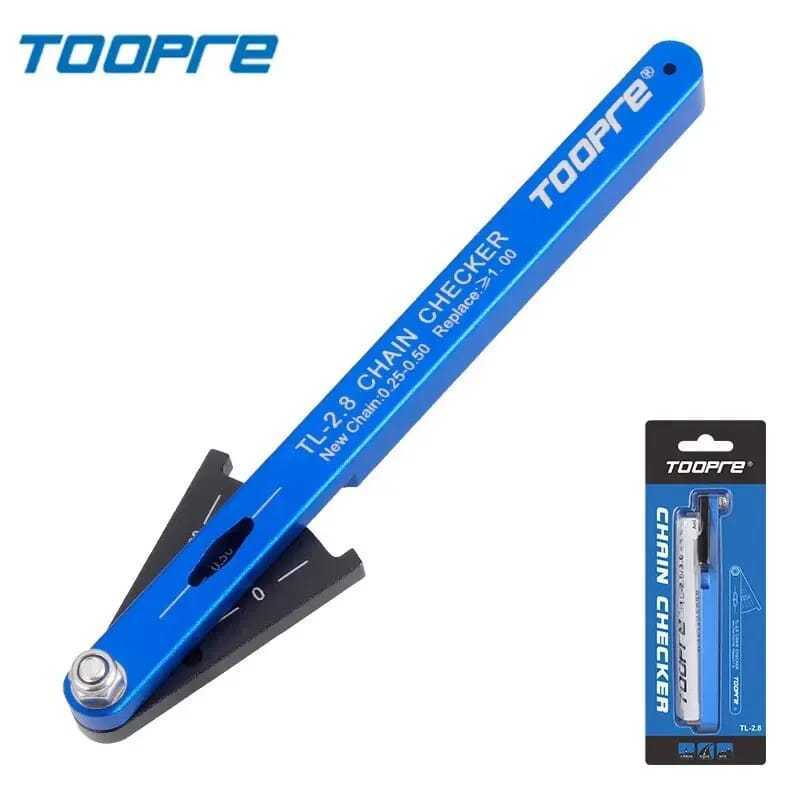 Foto Toopre Tool Alat Penggaris Cek Keausan Aus Rantai Bike Chain Wear Indicator Checker Sepeda