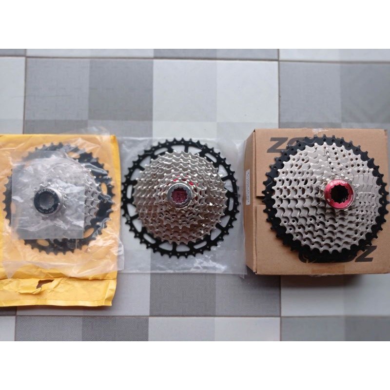 Foto Sprocket Cassette Gear gir ZTTO VG Sport 8s 9s 8 9 speed 11-42T 11-46 42T 46T wide ratio