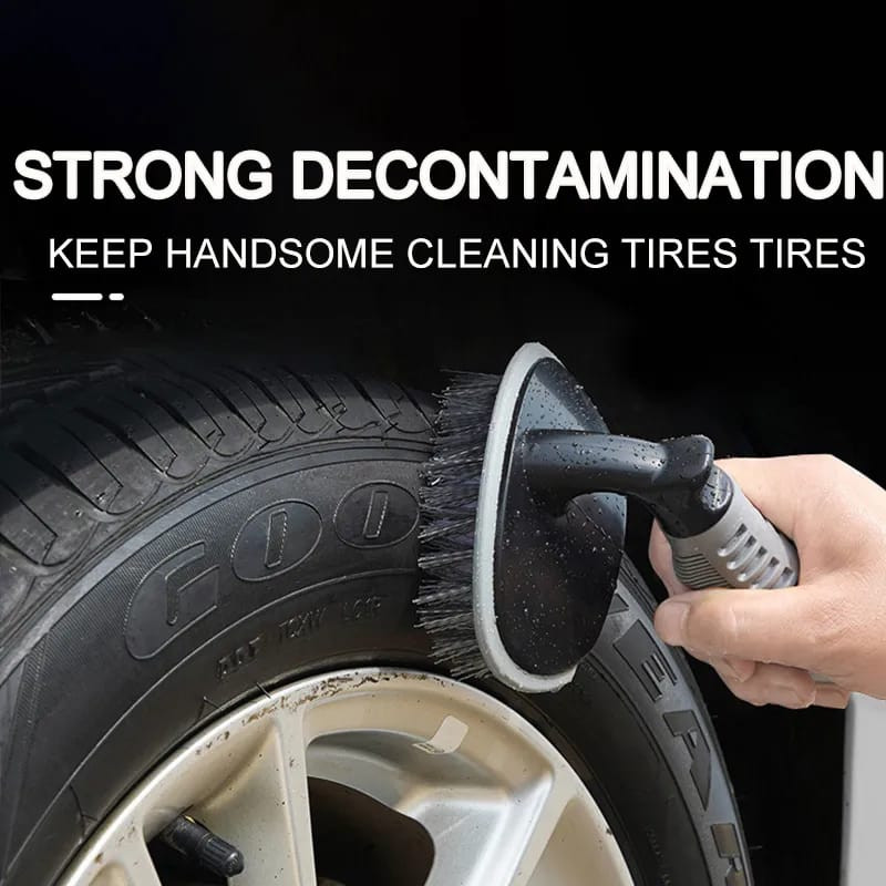 Foto Tool alat Sikat Pembersih Ban Sepeda Bicycle Mobil Motor Tire Cleaning Kit Brush