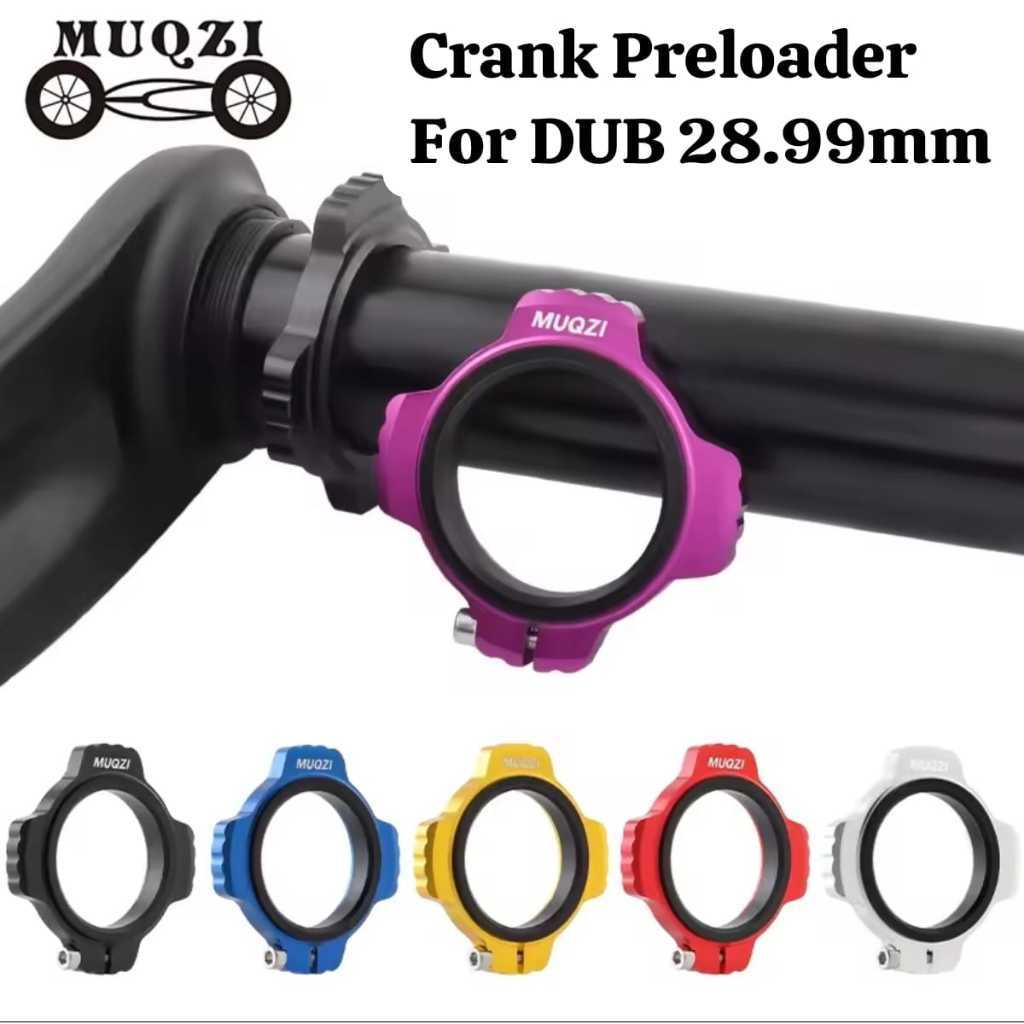 Foto MUQZI Spacer Crank Spindle Sram DUB Bottom Bracket Preload Adjuster Adapter For DUB 28.9 Crank Spindle Aluminum Alloy