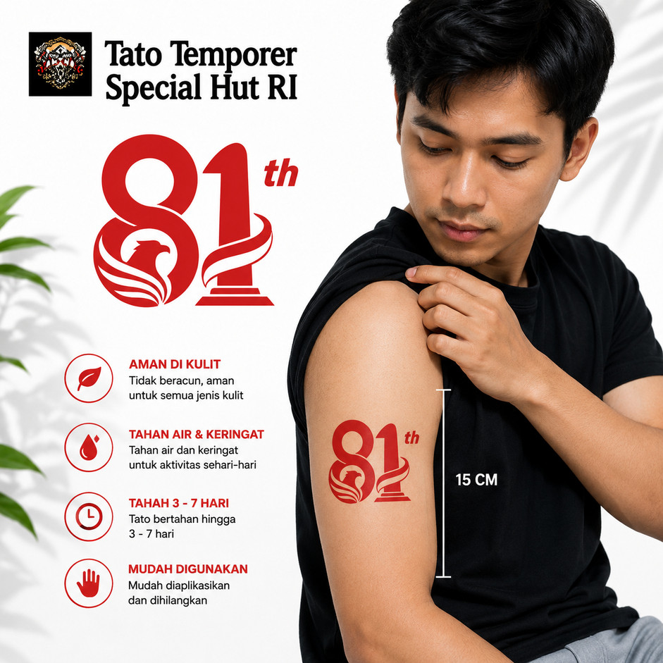 Tato Temporer Keren Tema Indonesia