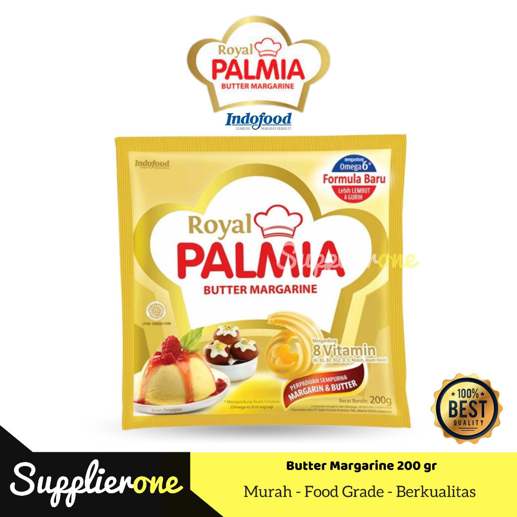 Royal Palmia Butter Margarine 200gr / Butter Palmia / Margarine Palmia / Margarin Butter Royal Palmi