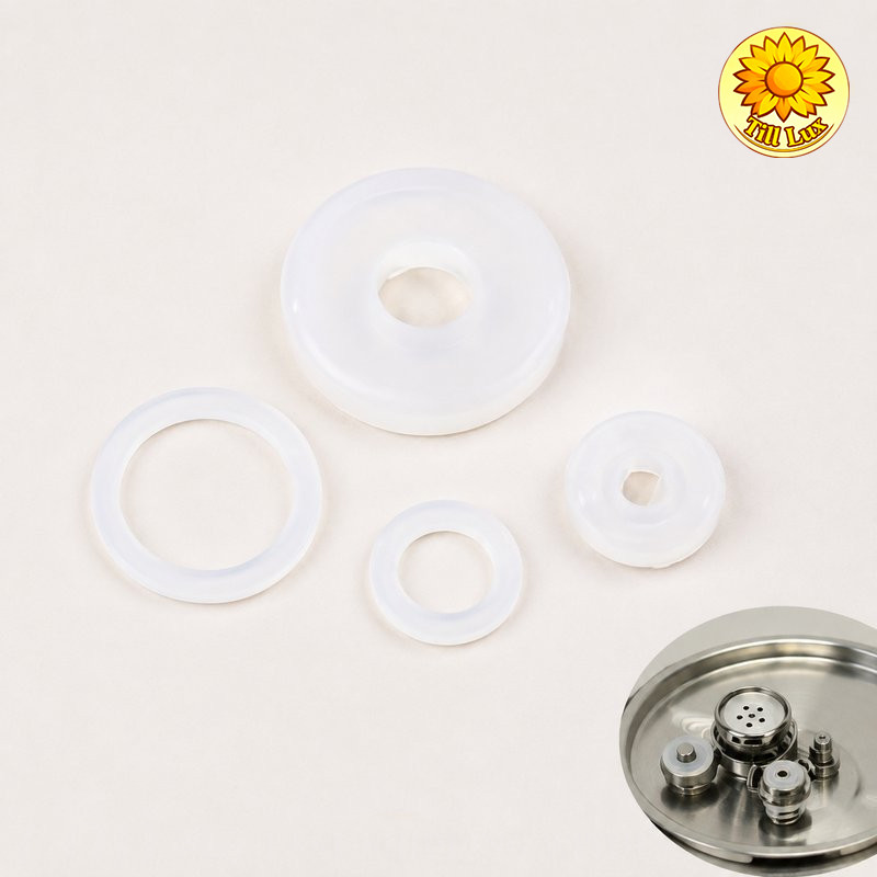 Sparepart Seal Kecil 4pcs Karet Seal Presto Universal Katup Uap Anti Bocor Panci Presto Pelampung