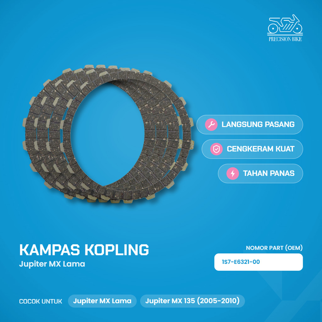 NOXPIT Kampas Kopling Jupiter MX Lama Jupiter MX 135 1S7-E6321-00
