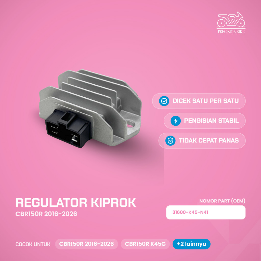 NOXPIT Regulator Kiprok CBR150R 2016-2026 CBR150R K45G CBR150R K45N CBR150R K45R 31600-K45-N41