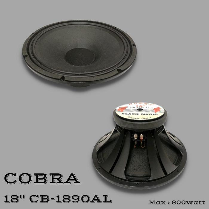 KOMPONEN SPEAKER COBRA CB-1890AL SPEAKER 18 INCH CB1890AL