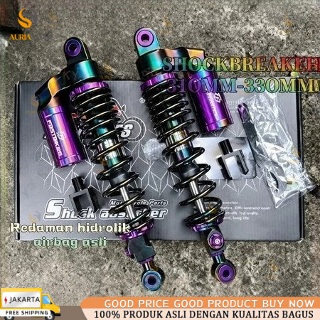 SHOCKBREAKER  82 SERIES TABUNG ATAS DOUBLE SHOCK 290MM 310MM 330MM UNIVERSAL MOTOR RXKING SUPRA KHAR