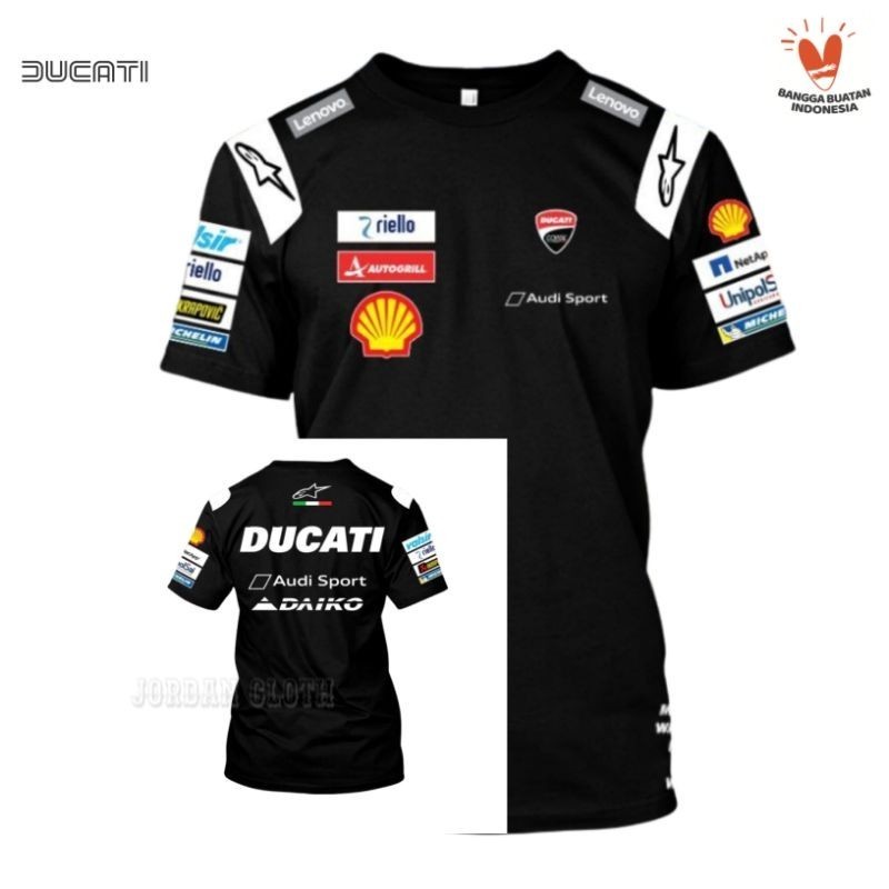 Tshirt Baju Kaos Team Ducati Daiko