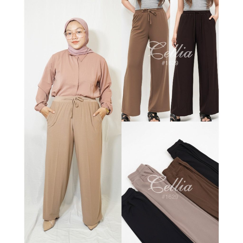 CELLIA Celana Kulot 1629 - Celana Kulot Daily Celana Panjang Kulot by Celia