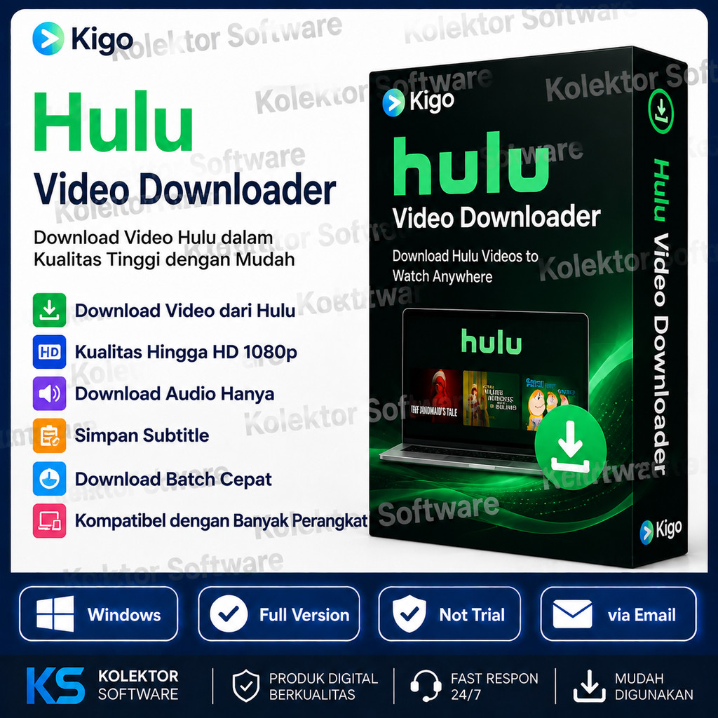 Kigo Hulu Video Downloader - Full Version, Lifetime