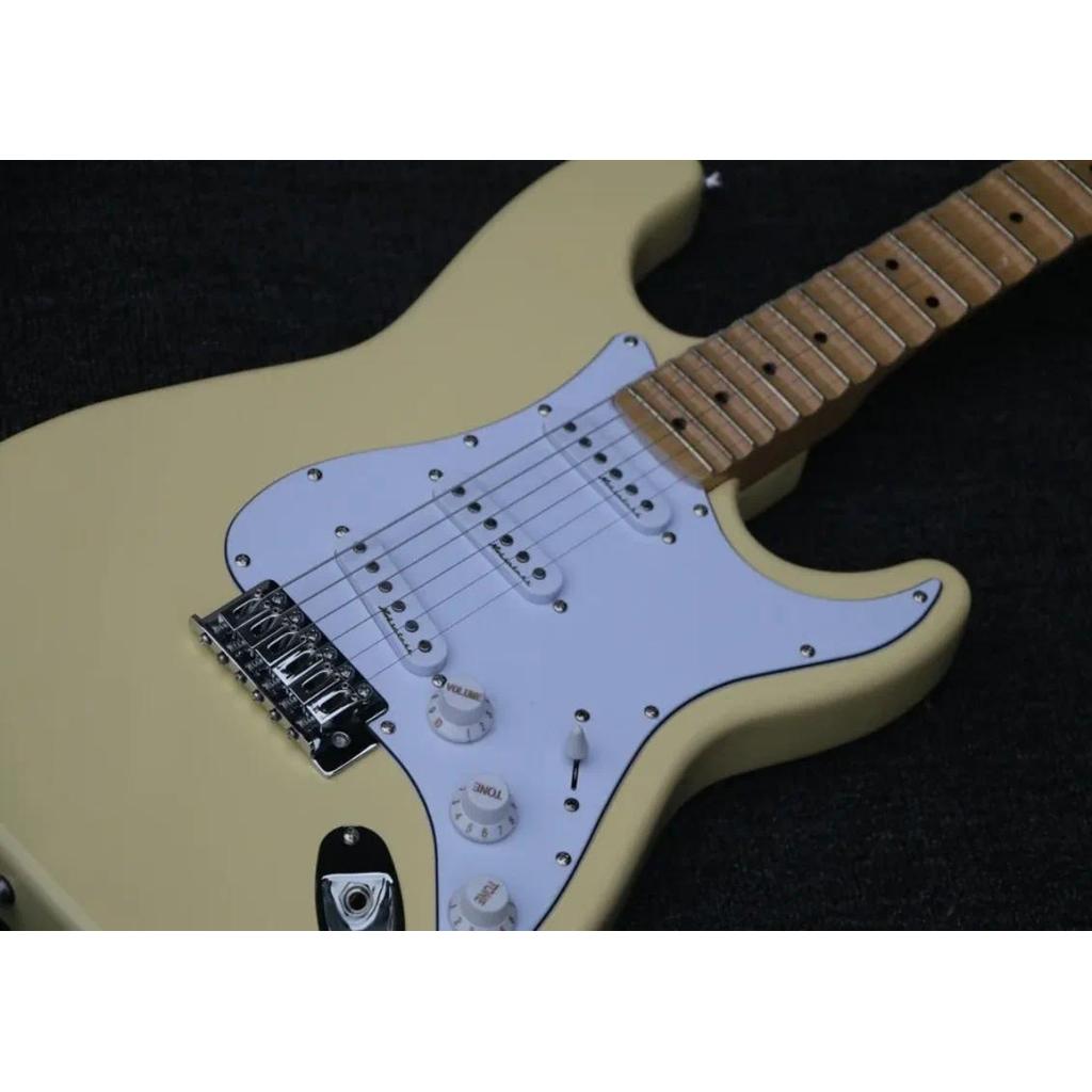 2026 new Scalloped Fingerboard, Dimarzio Pickups, Malmsteen Guitar, Big Head Guitar,  Milky yellow  
