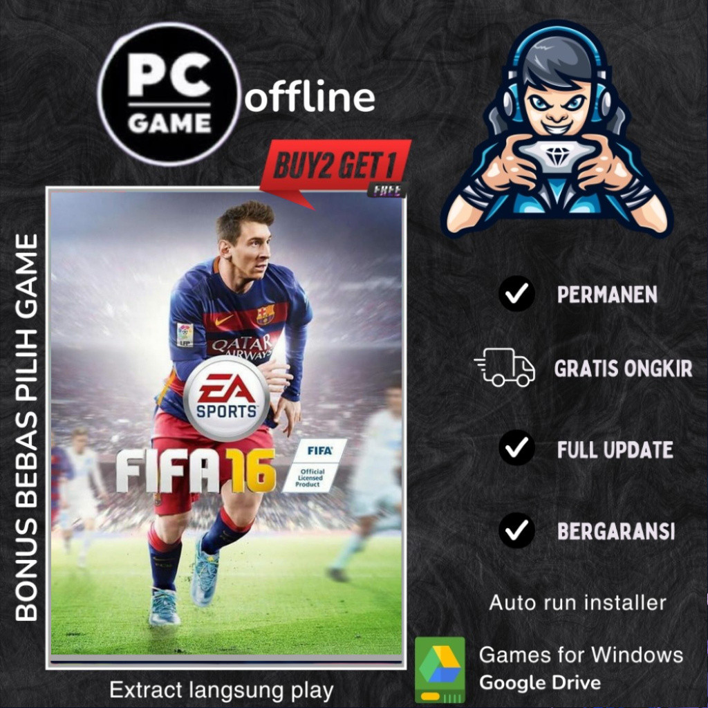 FIFA 16 - GAME PC - GAME LAPTOP - GAME OFFLINE