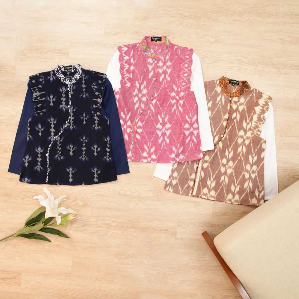 Sovinska Blouse Atasan Wanita M2 Tenun New Model