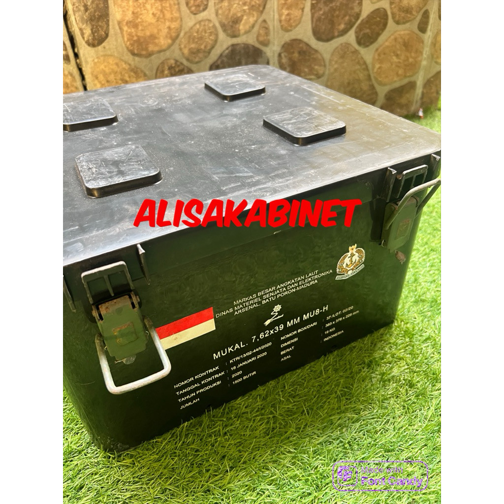 DaniCV Box Fiber Bekas Munisi TNI Pindad Kokoh Dan Awet