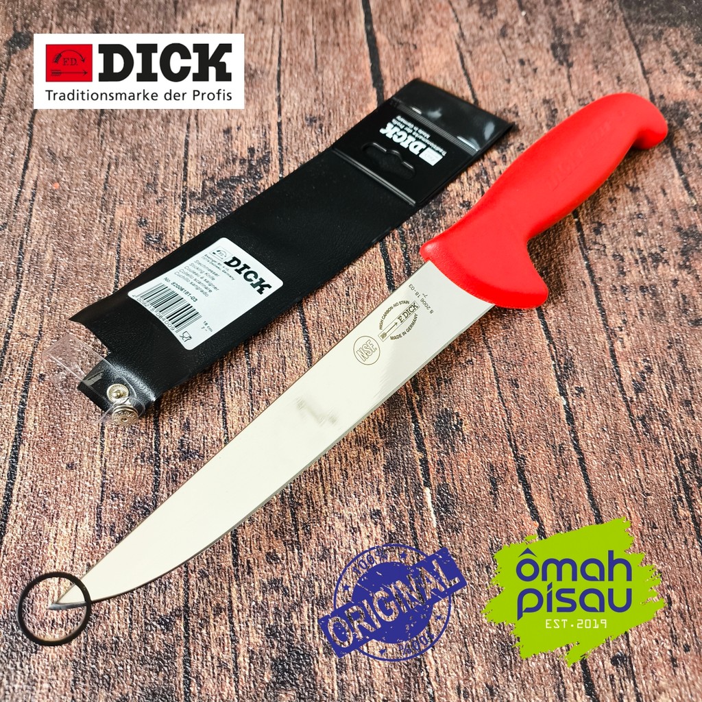 Pisau Boning and Sticking knife f.Dick 18 cm 8.2006.18-03 Red original Germany