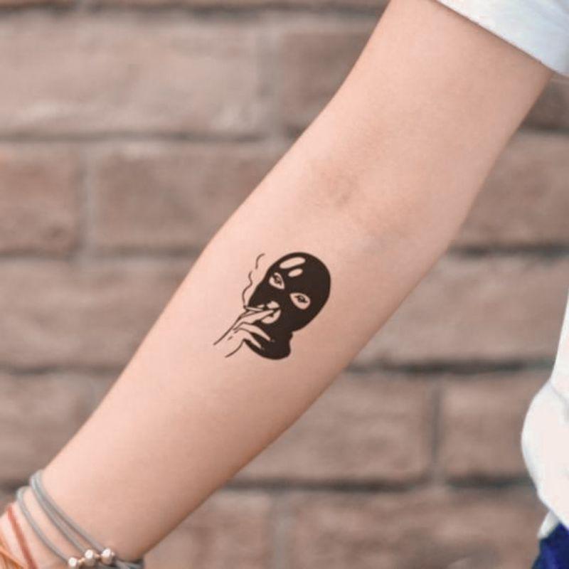 Tato Basic Tahan 5-7 Hari Tato Temporer topeng Tato kartun Tato minimalis Tato kecil Stiker Tato Min