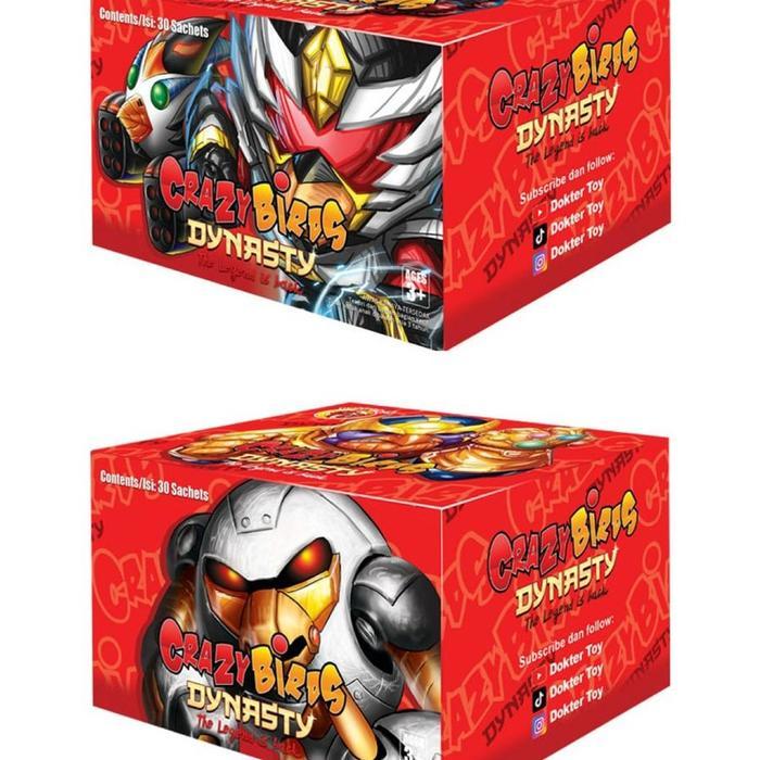 (1BOX) 3D DR.TOYS / CRAZY BIRD - KAROMAN - KPAD - LEBARAN - TEMPAT PENSIL - MOBILE LEGEND - HIASAN P