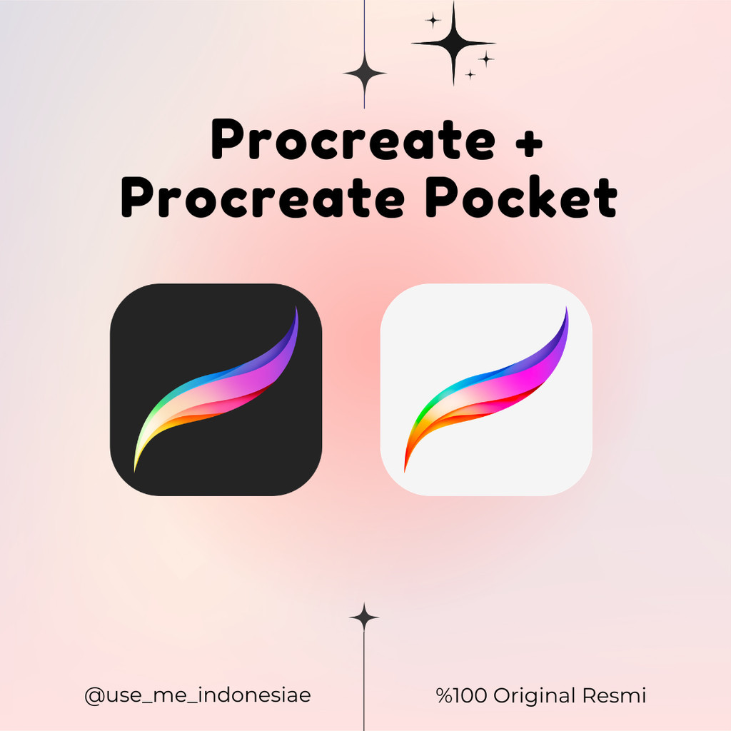 Procreate iPad /Procreate Dream Procreate Pocket iPhone iOS Original Permanen Resmi App Store Downlo