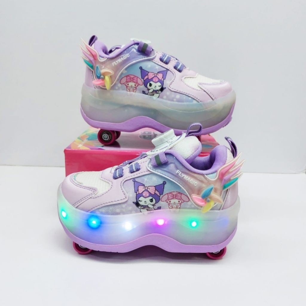 PROMO LED SEPATU RODA 4 ANAK  / SEPATU RODA ANAK / SEPATU RODA / SEPATU RODA ANAK PEREMPUAN / SEPATU