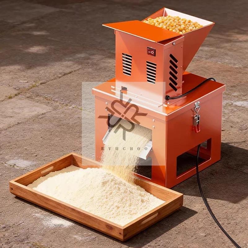 Mesin Giling Tepung Elektrik Mini 220V Penggiling Bumbu Biji Herbal Jagung Cabai Flour Mill Grinder