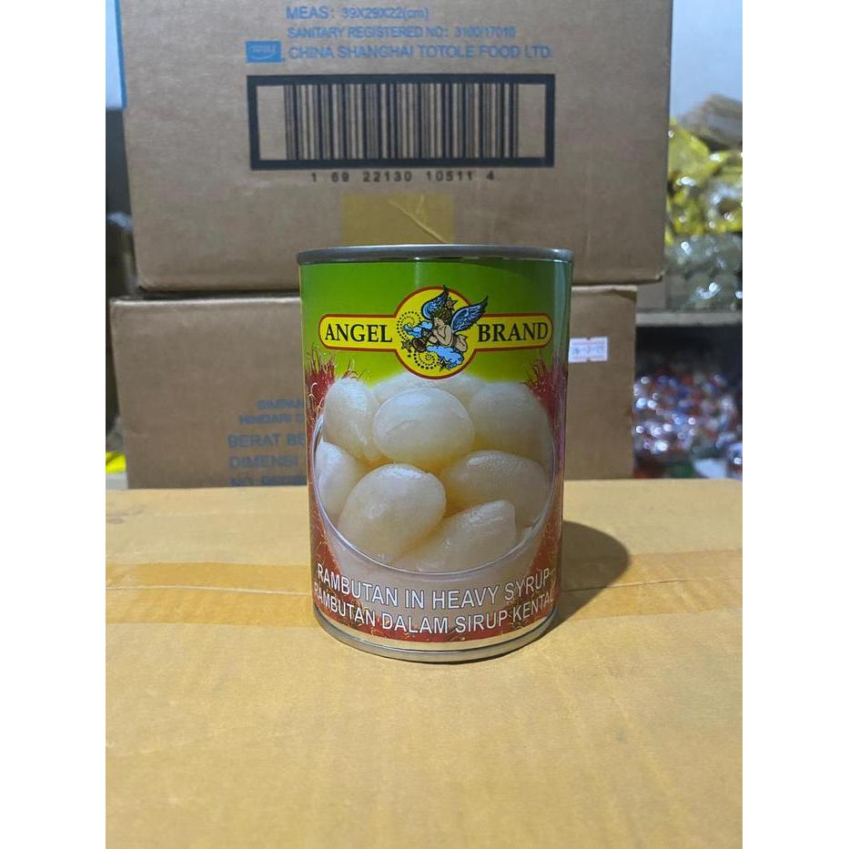 Rambutan Kaleng Angel Brand - Biasa