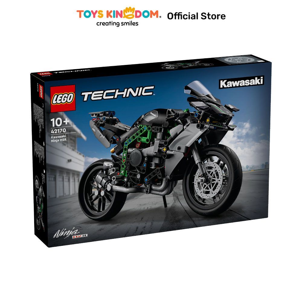 Toys Kingdom LEGO Technic Kawasaki Ninja H2R Motorcycle 42170 Balok Susun Building Blocks Mainan Kon