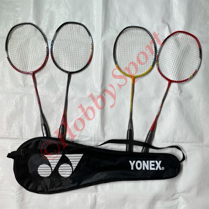Racket Badminton PSG-A1 Sepasang Raket BuluTangkis Reket Bulu Tangkis - Random
