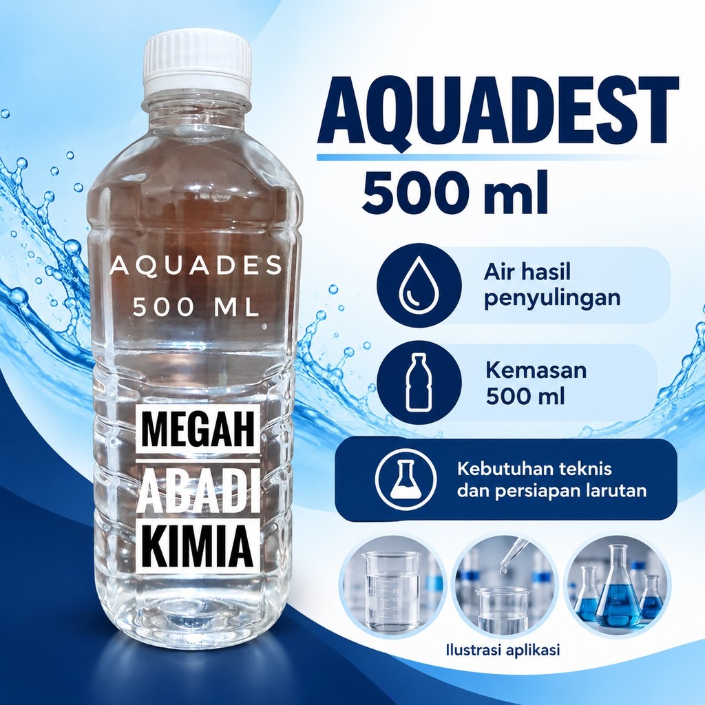 Aquadest  Akuades  Aquades 500ML