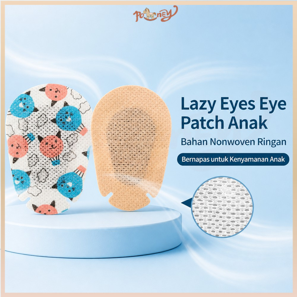 Poney Penutup Mata Lazy Eyes Lazy Eyes Patch Nyaman Di Kulit Penutup Mata Terapi Terapi Mata Anak