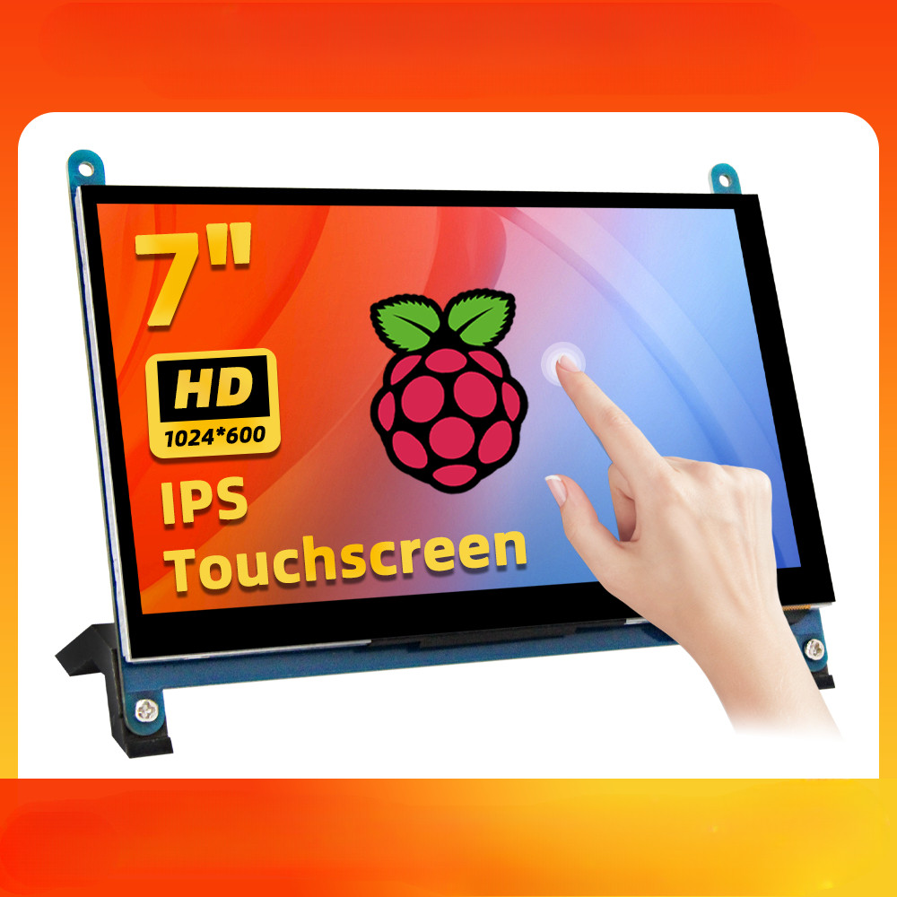 raspberry pi 7 inch screen, IPS TFT LCD HDMI Display Touch Screen Monitor 1024*600