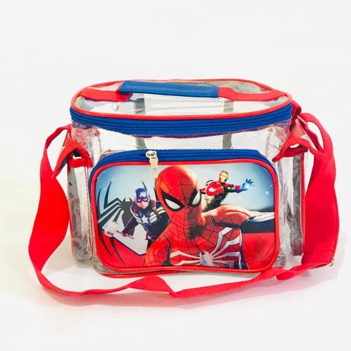 Tas sekolah tempat makan / lunch box /souvenir ultah/ kado SPIDERMAN - SPIDERMAN 1