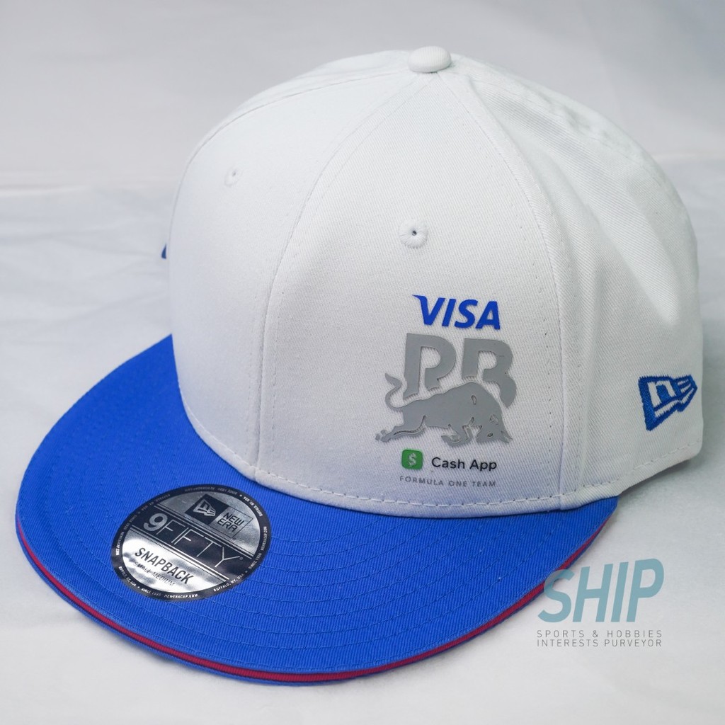 Topi VCARB Racing Bulls F1 flawless cap white blue New Era 9fifty formula 1 baru torro rosso alpha t
