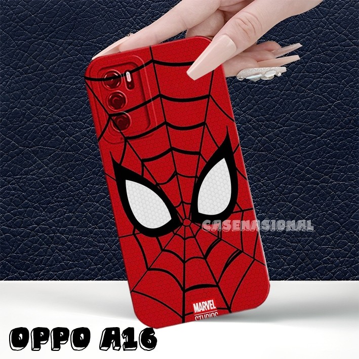 Softcase Oppo A16 - Case Oppo A16s - Oppo A54s Motif motif spiderman keren all type hp[CN23]