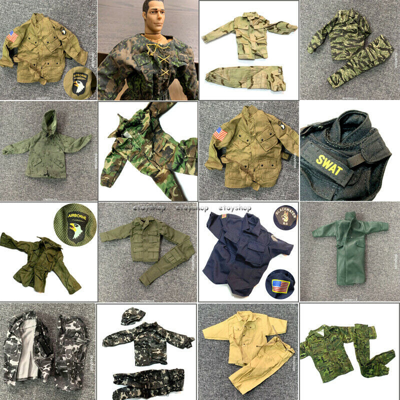 1/6 Scale Soler Camo Desert Uniforms Jackets Set for US Germany WWII Military 12'' The Ultimate Sole