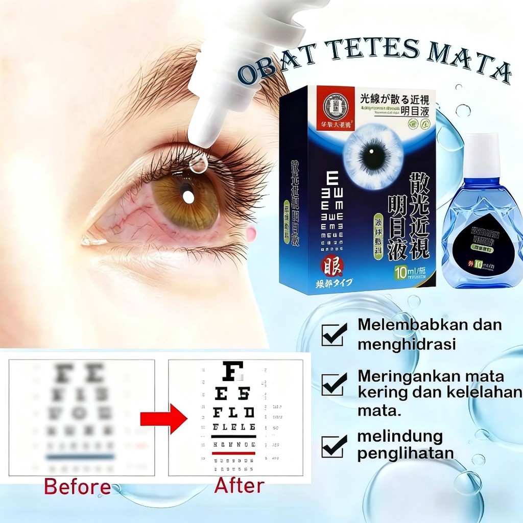 Obat tetes mata Mata kering, mata perih, mata tersumbat,mata kabur dan bengkak, mata kering, kemerah