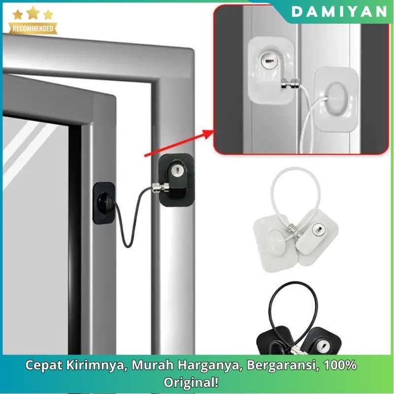 [DMY] Kunci Pengaman Pintu Kulkas - Safety Lock Multifungsi Anak - Pengaman Lemari Perekat Kuat