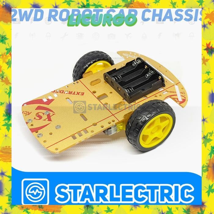 Chasis Mobil Robot 2wd 2 wd Smart Car Robot Chasis Frame Robot