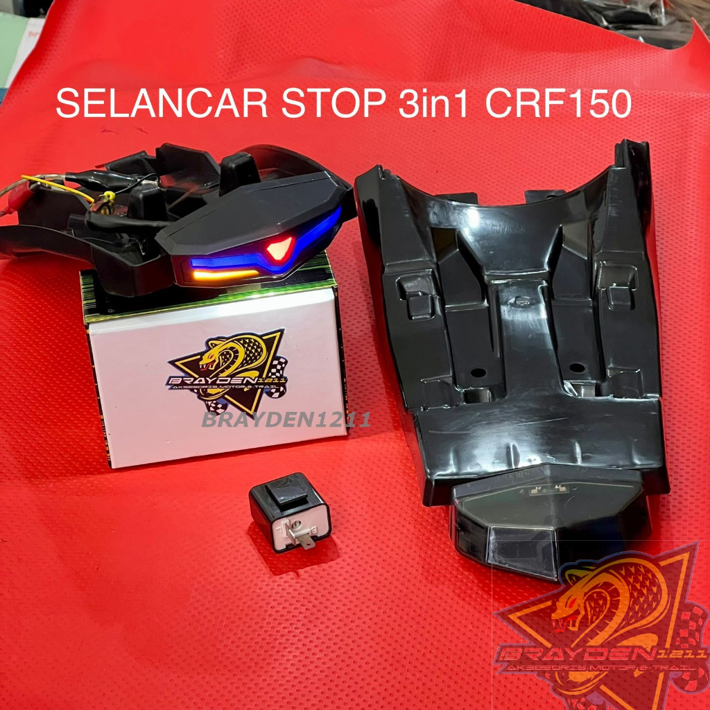 RIZQIJAYA  UNDERTRAIL CRF150 / SELANCAR CRF150 /STOPLAMP CRF / CRF150