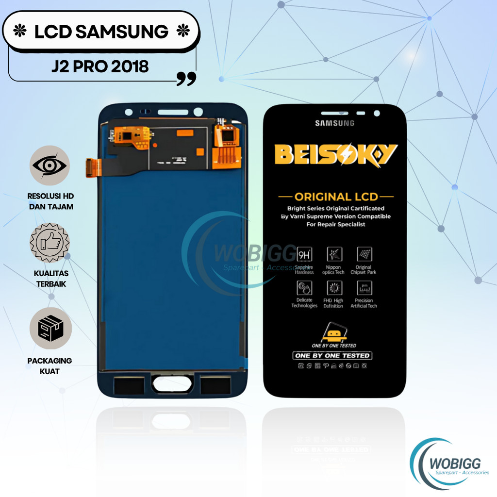 LCD SAMSUNG J2 PRO / TOUCHSCREEN SAMSUNG J2 PRO / J250 ORIGINAL COMPLETE FULLSET CONTRAS