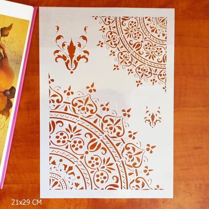 STENCIL UNTUK DECOUPAGE.CETAKAN GAMBAR UNTUK LUKISAN DAN WALL DECOR 2 - sebelas