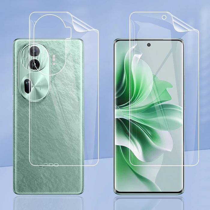 CLEAR HYDROGEL FOR RENO 11 / 11F / 11 PRO CLEAR HYDROGEL FULL COVER SCREEN DEPAN BELAKANG