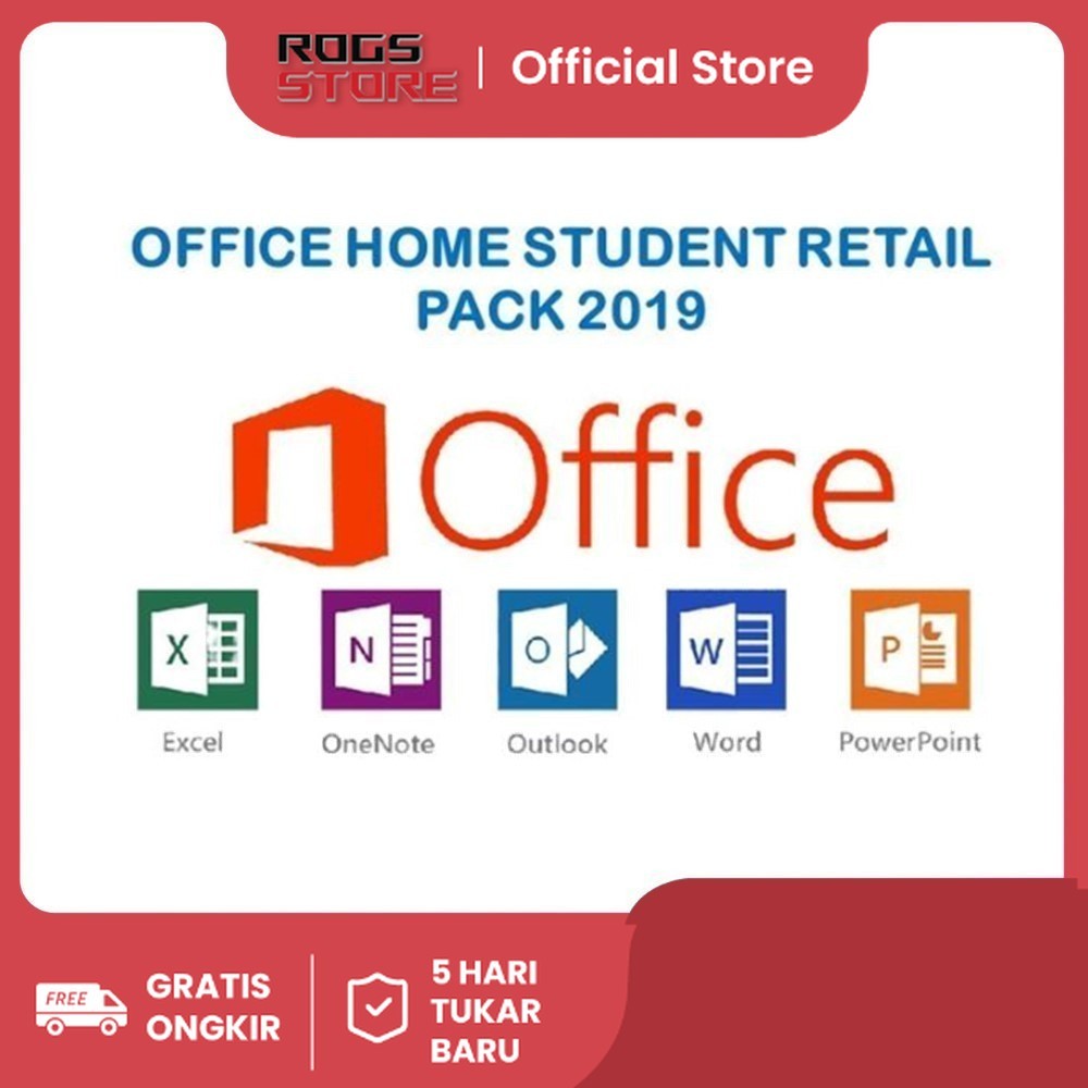 MICROSOFT OFFICE OHS 2019/2021 LISENSI 100 % ORIGINAL PERMANENT PACK
