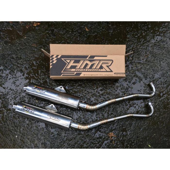 Memind Shop knalpot Supra 125 model standar by HMR RACING EXHAUST(sudah ada bautnya)