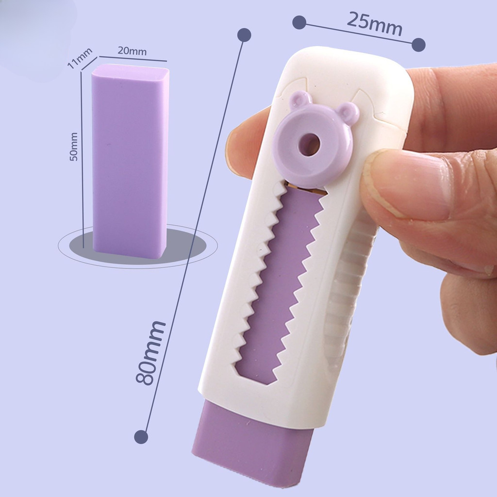 [KARAKTERKU] Penghapus Buku Anak Sekolah Lucu Ukuran Besar Mudah Menghapus Alat Tulis Stationery Bel